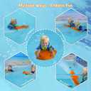 Electric Swimming Kickboard for Kids,Motorized Swim Board with Water Gun, Motorized Swim Training for Children Adults, 60N Thrust, 198 lbs Buoyancy, 25V Rechargeable Battery