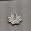 Ceramic Ring Holder for Jewelry,White Mandala Ring Dish Jewelry Dish Jewelry Holder,Room Decor,Engagement Wedding Birthday Gifts for Couples Women