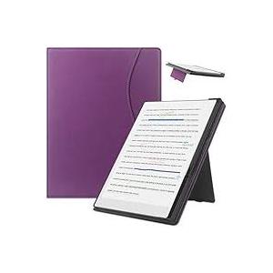 KuRoKo Stand Case for Remarkable Paper Pro Color Tablet Case 11.8 2024 Released Folios Cover with Card Pocket and Auto Sleep/Wake & Pen Holder Compatible with Remarkable Paper Pro Violet