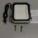 1 Pack LED Flood Lights Outdoor, 3CCT 3000/4000/6000K Selectable 100W 10000LM Floodlight Outside Work Light with 5.9FT Plug, IP65 Waterproof LED Flood Light for Garage, Yard, Lawn, Garden