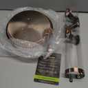 Kingsyard Metal Bird Feeders for Outdoors Hanging, Wild Bird Feeder with Large 11.5" Protective Dome and 8" Removable Tray, 3 lb Seeds Capacity (Antique Copper)