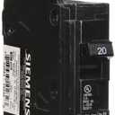 SIEMENS BQ1B020 20-Amp Single Pole 120-Volt10KAIC Lug In/Lug Out Breaker