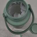 Momcozy 22oz Portable Breast Milk Cooler for Outdoor, Life Saver with 360 Total Cooling for 24 Hours, Larger Capacity Travel Breastmilk Chiller with 2pcs Baby Bottles for Breastmilk Storage, Green