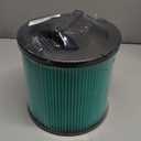 MZY LLC 2 Pack DCV5801H HEPA Vacuum Filter Replacement for DEWALT DCV580 DCV581H DCV5801H 20V MAX Wet/Dry Vacuum, Washable & Reusable (White)