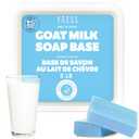 5Lb Goat Milk Soap Base - SLS/SLES Free, No Palm Oil, Organic - Melt and Pour Goats Milk Soap Making Supplies - All Natural, Gentle on Skin, Moisturizing, Perfect for DIY Projects (80 Ounce (Pack of 1))