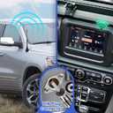 SZSAUTO Car AM FM Stereo Radio Antenna 9.06 Inches Universal Car Truck Roof Mounted Antenna Replacement with DIN Plug Connector Mount Base for Vehicle Stereo Receiver Head Unit FM HD Radio