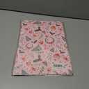 2 x GIOLAINY Pink Christmas Wrapping Paper for Girls Women Kids - Holiday Gift Wrap with Ornaments, Xmas Trees, Berries & Wreaths Designs - 4 Sheets (28 x 40 inches), Easy to Store