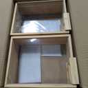 HouseCorePro 2 Pack Bamboo Food Storage Containers  Large 2.75L Food Dispenser with Measuring Spoon, 18 Labels, 6 Freshness Stickers, Wood Pantry Organizers and Storage for Dry Goods, 9.50x7.25x4in.