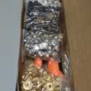 Heavy Duty Snap Fastener Tool, Snap Setter Tool with 100 Sets 4 Color Boat Cover Snaps, Snap Repair Kit, Repairing Boat Covers, Canvas, Fabric, Tarps (orange)