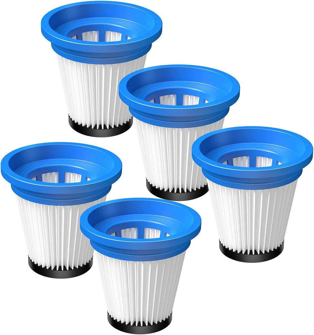 5 Pack 520280 HEPA Replacement Filter Only Compatible with Kenmore DS1030 DS1020 Cordless Stick Vacuum Lightweight Cleaner, Washable and Reusable Filters