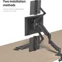 Universal VESA Mount Adapter for Tablets,Monitor Arm Extension Arm,Compatible with 4.7-15.6" Tablet/Phone/Portable Screen,Fits VESA 75x75 & 100x100,MAT002-XL