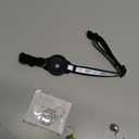 Reflective AirTag Cat Collar, Integrated Cat Tracker Collar with Air Tag Holder and Bell, Safety Elastic Band Cat GPS Collars for Girl Boy Cats, Kittens and Puppies (Black, S)