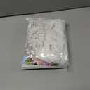 SoarDream White Table Cloth Rectangle Table Cover DIY Satin Tablecloth 90x90inch for Wedding Birthday Party Banquet Decoration