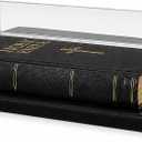 Acrylic Bible Display Case, Assembly Required Clear Book Display Box with Black Base, Low Profile Book Protector for Bible, Prayer Book, Keepsake Book, 10.6 x 7.9 x 2.4 Inch