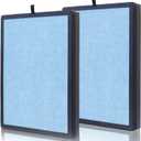 AP1002 H13 True HEPA Replacement Filter, Compatible with AP1002 Air Purifier and Pure Morning APH230C Air Purifier, Compare to AP1002-RF, 2Pack