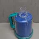 BeadChica Pool Leaf Canister Catcher for Pool Vacuum with Mesh Basket, in-line Leaf Catcher for Swimming Pool Cleaner, Fits Suction Manual & Automatic Pool Cleaners (blue)
