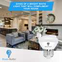 4 Pack R14 LED Bulb 4W E26 Base Mini Reflector Floodlight Light Bulb Dimmable 2700K Warm White - 40W Equivalent - Mini Light Bulbs, Short Light Bulbs, Curio Cabinet Light Bulb, R14 Bulb Flood Light