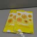 LRCXL 12PCS Party Hanging Paper Fans Set, Fiesta Round Pattern Paper Garlands Decoration Party Supplies for New Year Baby Shower Birthday Wedding Graduation Events Accessories(Yellow)