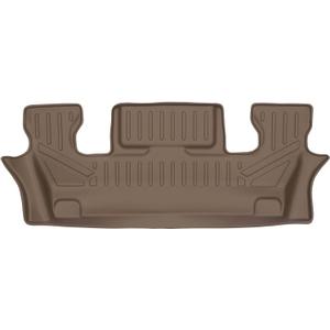 SMARTLINER Custom Fit Tan 3rd Row Floor Mat Liner Compatible with 2020-2023 Compatible with Ford Explorer with 2nd Row Bucket Seats