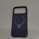 TORRAS Q3 Silicone for iPhone 17 Pro Max Case with Stand, Fit for MagSafe, Liquid Silicone Soft Cozy Grip, 360 Spin Stand, Camera Control, Protective Case for iPhone 17 Pro Max Silicone, Deep Blue