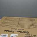 Decorative Garden Fence 6 Panels 13.4 ft (L)32in (H) Metal Garden Fences with 5 Panels + 1 Gate, No Dig Animal Barrier Fencing Rustproof Wire Border Temporary Dog Fence for Patio Yard Lawn Outdoor