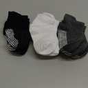 ZAPLES Baby Non Slip Grip Crew Socks with Anti Skid Soles for Infants Toddlers Kids Boys Girls (4-6T, Assorted 12 Pack)