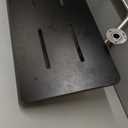 28" x 15" Black Folding Wall Mount Shower Seat Bench, ADA Compliant