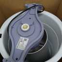 Elite Gourmet 4Qt Electric Ice Cream Maker EIM350 Delicious Homemade Ice Cream, Gelato, Sorbet, Frozen Yogurt, 4Qt Aluminum Freezing Cannister, Durable Plastic Ice Bucket, Powerful 50W, Periwinkle