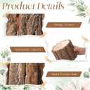 24 Pcs Wooden Vase for Centerpieces Wedding Flower, 4.7 Inch
Fall Table Centerpieces Decor, Rustic Farmhouse Planter Box, Thanksgiving Tree Bark Stump Buckets Pots for Garden Baby Shower