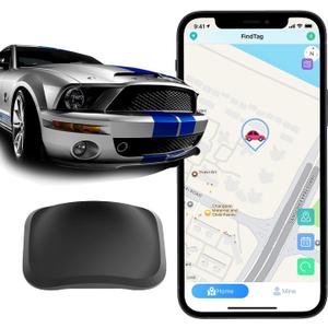 RealTime Mini GPS Vehicle Tracker  Weatherproof Magnetic Design  No Monthly Fee  Compatible with Android & iOS  Top Hidden Car Tracker for Global Coverage