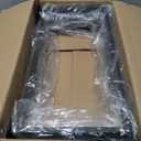 Slatwall U-Shaped Rectangular Tubing Hangrail - 24"x12", Slatwall Accessories and Hangers for Retail Display and Home Garment Storage (4)