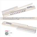 TIASUSAN 4PCS Mahjong Racks with Pushers (White), American Mahjong All-in-one Tile Rack with Pusher Combo