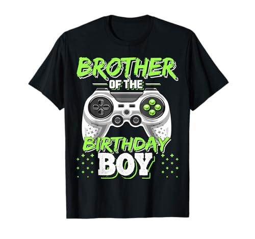 Brother of the Birthday Boy Matching Video Game Birthday T-Shirt Size S
