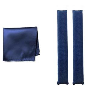 YOSHUYUKI Classic Heatless Curls Overnight Rods No Heat Hair Curlers to Sleep Jumbo Foam Large Hair Rollers for Long Short Hair Heatless Curling Rod Set Styling Tools with Satin Scarf Navy