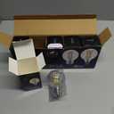 Greeogin 6W G16.5 LED Light Bulb Dimmable,E12 Candelabra LED Light Bulbs 60 Watt Equivalen 600lm,Warm White 3000K E12 G50 Globe Bulb for Chandelier,Ceiling Fan and Vanity 5 Pack