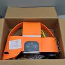 High Back Full Bucket Toddler Swing Seat with 3- Point Adjustable Safety Harness, 66 inch Detachable Chain,Suitable for Babies Aged 6-24 MonthsBaby Swing for Swingset (Orange)