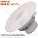 2303-0347 Intermediate Handle Set with Additional Ring for Rosettes/Escutcheons Assembly, Compatible with Ro-hl