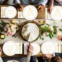 200Pcs Happy Engagement Party Supplies Engagement Paper Plates Napkins She Said Yes Party Tableware Set She Said Yes Disposable Dinnerware for Wedding Birthday Bridal Shower Decoration Serve 50