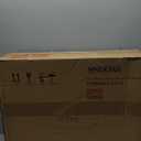 SNDOAS Black Range Hood 24 inch,Ductless Range Hood Under Cabinet,Black Coating Stainless Kitchen Exhaust Hood with 2-speed Fan,230 CFM,Rocker Switch,Hard-wired Stove Vent Black Ventless