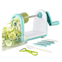 Ourokhome Zucchini Noodle Maker Spaghetti Spiralizer - 5 Blades Vegetable Slicer for Veggie Noodles and Curly Chips