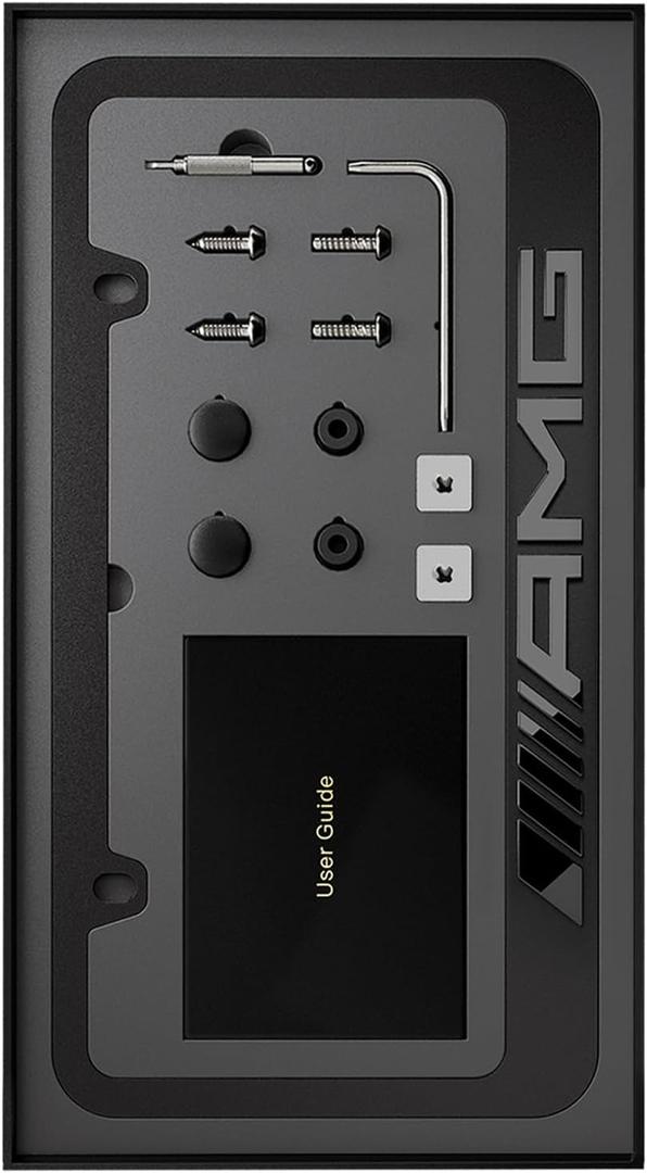 Black License Plate Frame (Standard)