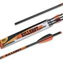 Crossbow Bolts 20 Inch 400 Grain Carbon Crossbow Arrows .003/.001 Straightness with 3 Inch Vanes, Moon Nock (Pack of 6)