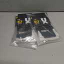 3 x Nxtrnd Double Arm Sleeves, Two Tone Arm Sleeve, Football Arm Sleeves, Sold as a Pair (Black, M)