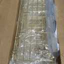 5 Pack Shower Caddy Organizer Rack Shelf for Inside Shower, Self Adhesive Wall Storage Basket Rustproof Stainless Steel Shampoo Holder Bathroom Accessory Decor Set, Gold