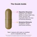 2 x OLLY Beat The Bloat Capsules, Digestive Support Enzymes, Supplement for Women - 25 Count, EXP: 03/26