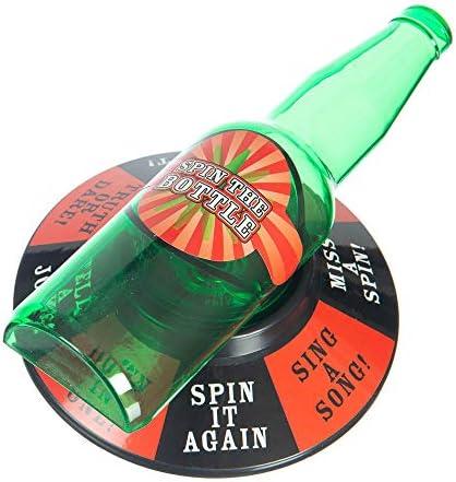 Funtime BA7500 Spin The Bottle Drinking Game, Green