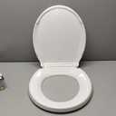 KOHLER 4639-RL-0 Cachet ReadyLatch Round Toilet Seat Soft Close, White