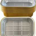 Aluminum foil baking Pans Heavy Duty 2LB Small foil pan 8.5"6" 20pack Disposable, For Microwave & Oven Safe Cooking