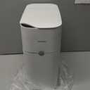 funest Sensor Bathroom Trash Can with Lid,3 Gallon Touchless Trash Bin,Plastic Slim Garbage Can Small Wastebasket for Toilet,Bedroom,Office,White
