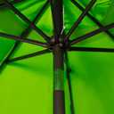 Blissun 9' Outdoor Patio Umbrella, Outdoor Table Umbrella, Yard Umbrella, Market Umbrella with 8 Sturdy Ribs, Push Button Tilt and Crank